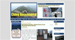 Desktop Screenshot of chinauncensored.com